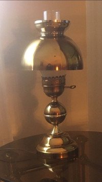 Brass lamps set of two