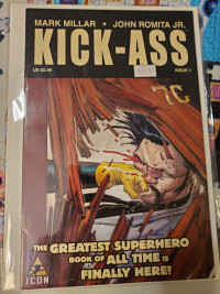 Kickass #1 First Print Miller Romata Jr Comic Book