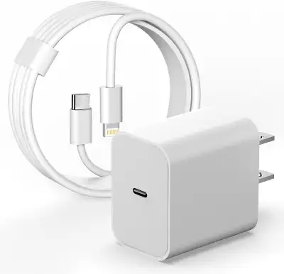 Fast Charger for iPhone 15- with 3ft Lightning Cable - New, View more