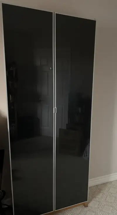 IKEA Billy Bookcase With Glass Doors, View more