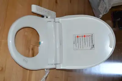 Clean Touch Round-Front Bidet Seat __ heated seat __ heated water __ air dryer __ comes with install...