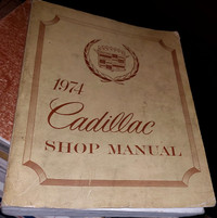 1974 Shop Service Manual CADILLAC
