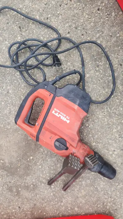 hilti te 40 avr hammer drill with bits 475$$, View more