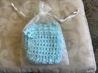 Bridal Shower, Easter Gift, 7  100% Cotton Soft Face Scrubbies,