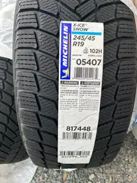 Pneus Michelin X-ice snow 245/45/R19 neuf