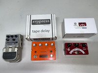 Guitar effects pedals for sale: Empress, Line 6, Z.Vex
