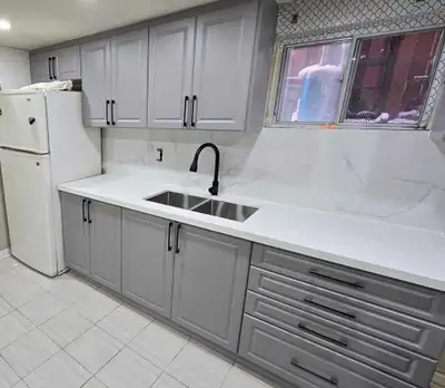 Spacious 2-bedroom, 1-bathroom basement apartment available for rent starting April 1 in Malton. Ide...