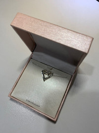 Mother’s Day Gift: Sterling Silver Heart Pendant with Chain