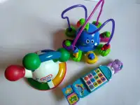 Assorted infant toys