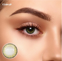 TTDeye Contacts! Crystal Ball Yellow-Green