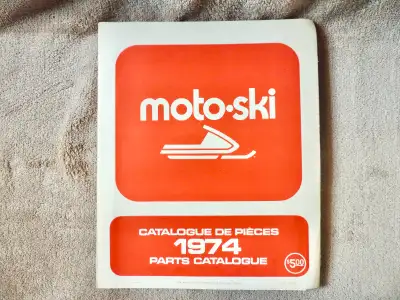 Moto-Ski catalogue de pièces 1974 - 174 pages Moto-Ski Cadet, Capri, F295, F340, F440, GS, Chimo Cat...