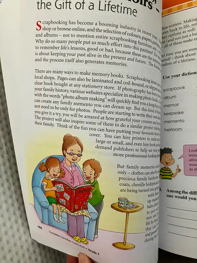 Complete Canadian Curriculum Grade 7 Enriched Edition Textbook in Textbooks in Calgary - Image 6