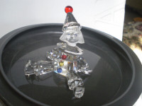 Swarovski Crystal Figurine - " Clown " #7550NR003 - " Signed "