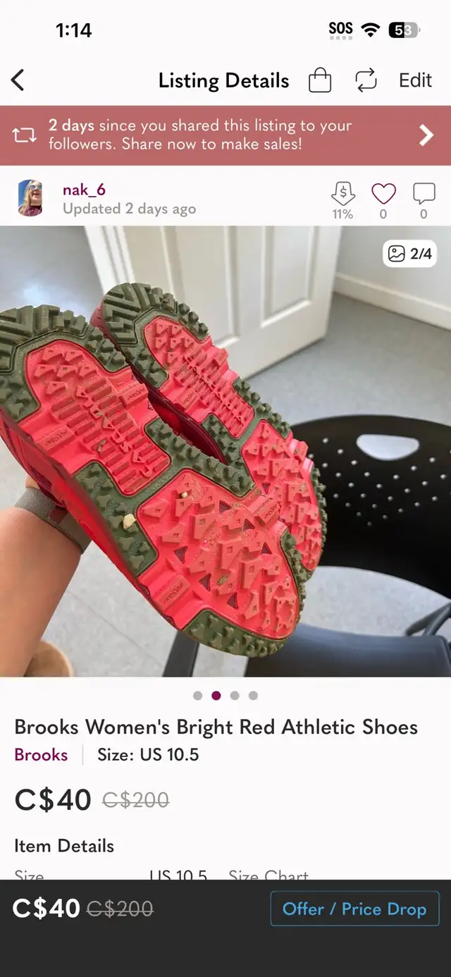 women’s hiking shoes  in Women's - Shoes in Cambridge - Image 3