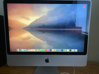 24" APPLE IMAC/2.8GHz CPU/4GB RAM/128GB SSD//WiFi/Camera/Speaker