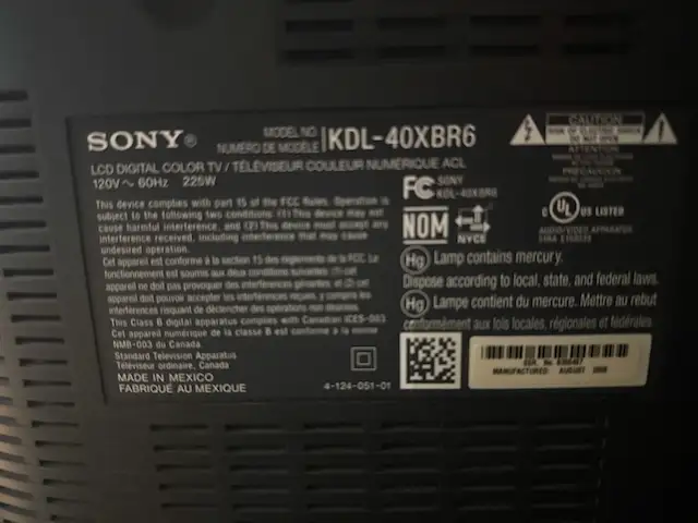 Sony BRAVIA 40 inch LCD Television in TVs in Ottawa - Image 8