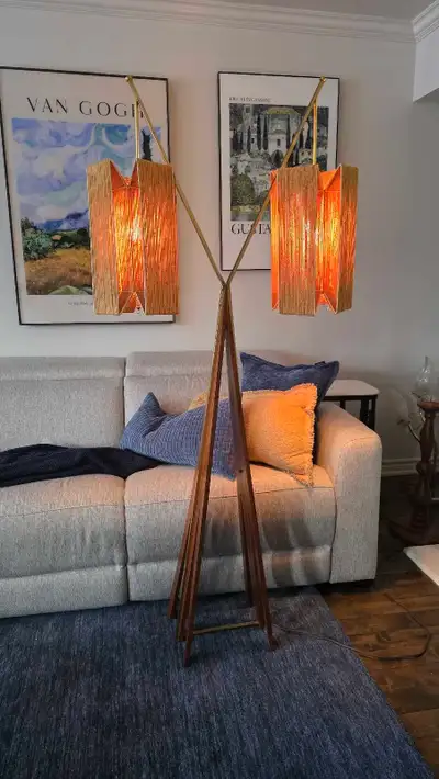 Vintage MCM floor lamp, View more