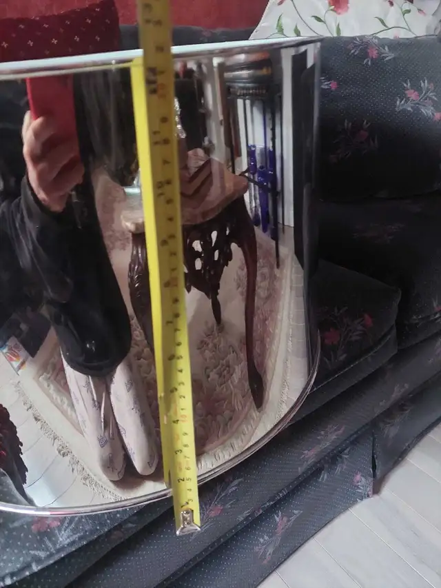 LG HEAVY RESTORATION HARDWARE  DRUM SHADE - POLISHED CHROME in Indoor Lighting & Fans in Markham / York Region - Image 7