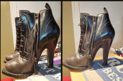 Rochas Nagoya Lace Up Booties - Made in Italy, View more