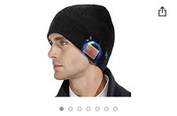 Bluetooth Beanie Hat,V5.0 Wireless Headphones Headset Music Hat