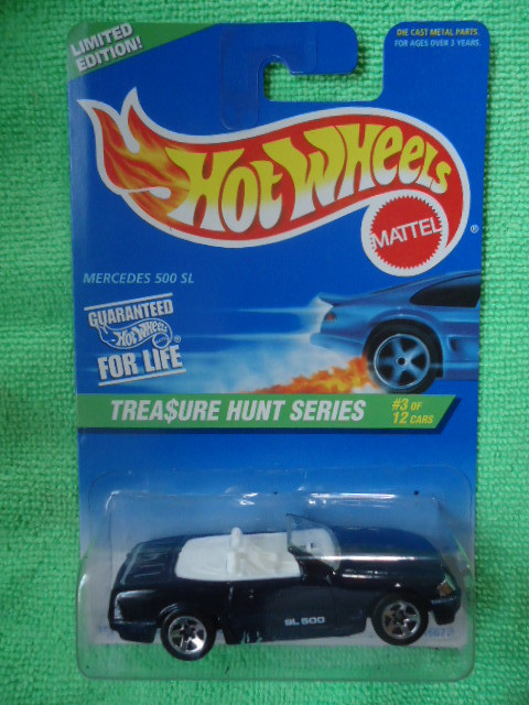 Hot Wheels 1997 Treasure Hunt #3 Mercedes 500 SL in Toys & Games in Strathcona County