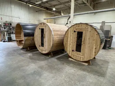 I have a custom 6’ x 6’ cedar sauna for sale. I built it brand new and can build it any size you wan...