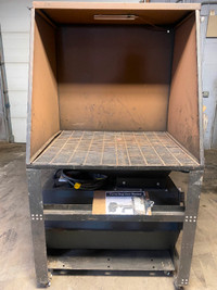 Downdraft welding table fume Extractor