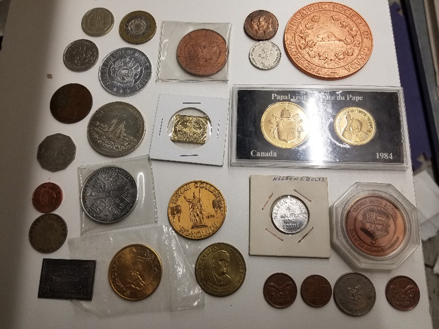 Lot of Aprox 27 Coins, Tokens, Etc. in Arts & Collectibles in Dartmouth
