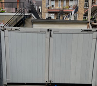 PVC GATE( 2 x 48”Wide), total 96” wide