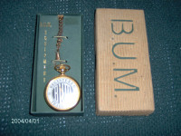 Vintage B.U.M. Pocket Watch New in the Box