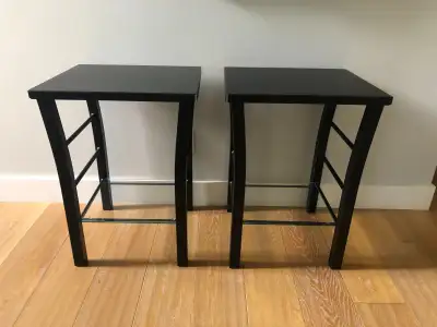 SET OF   BLACK METAL  SIDE/OCCASIONAL  TABLES, View more