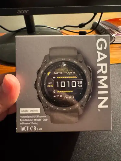 Garmin Tactix 8 Amoled 51 mm cerakote vert olive , View more