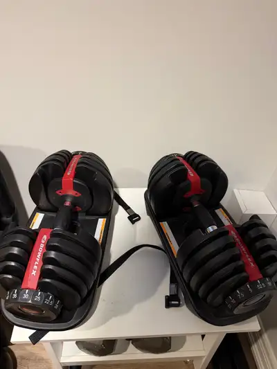 Bowflex adjustable dumbells , View more