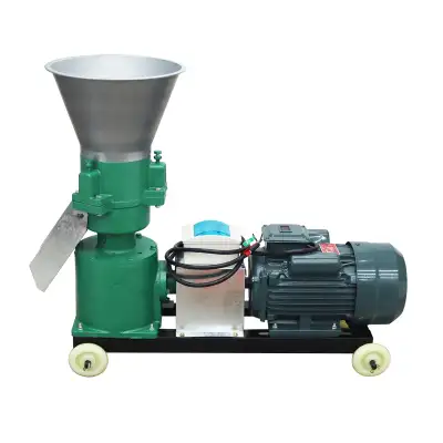 5MM Chicken Feed Pellet Mill Machine w/ 3 Head Rollers 239226, View more