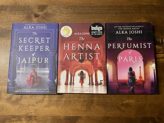 Alka Joshi Novels - The Secret Keeper of Jaipur & The Perfumist in Fiction in Oakville / Halton Region - Image 2