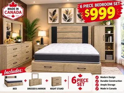 6-Piece Bedroom Set, View more