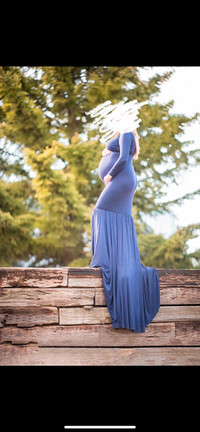 Maternity dress for a photo shoot