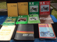 Motorcycle shop manuals