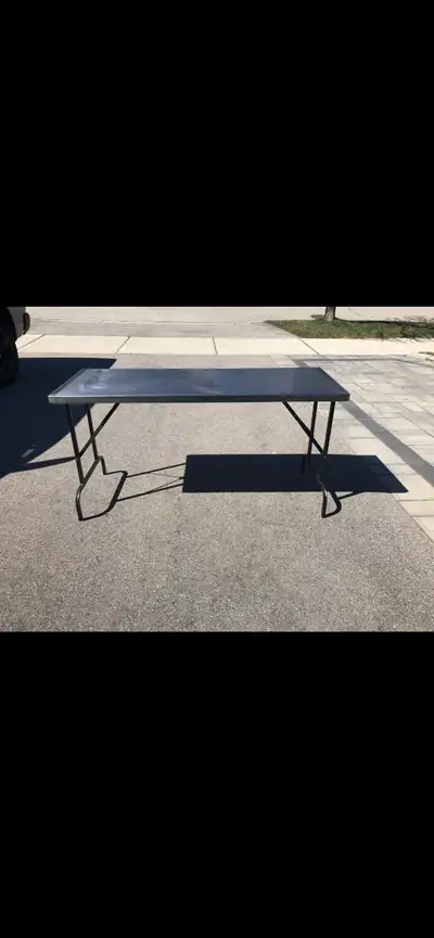 2 Stainless Steel Folding Tables, View more
