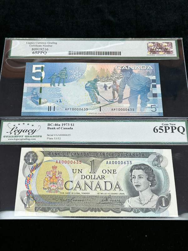 Matching Serial # and Radar Rotator Banknotes !! !! in Arts & Collectibles in City of Toronto - Image 2