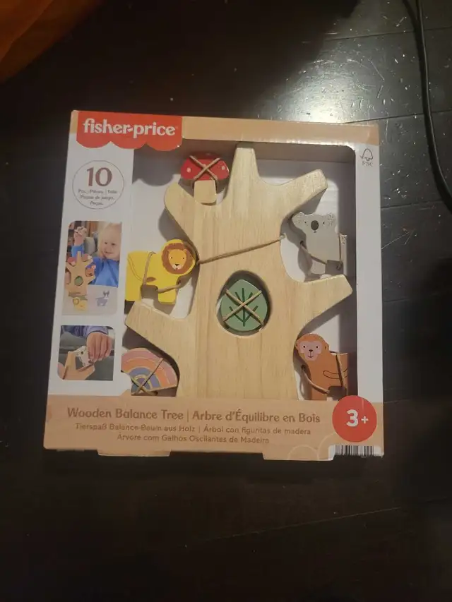 Fisher price wooden balance tree (new in package) in Toys & Games in Oakville / Halton Region - Image 2