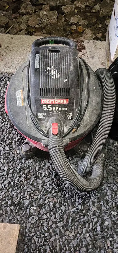 I'm selling a used Craftsman 5.5 HP wet/dry vacuum, perfect for cleaning up any mess! It has a 26.5-...