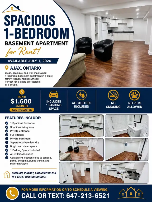 Basement Apartment