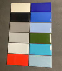 4X8 BEVELLED SUBWAY TILE - OVERSTOCK CLEARANCE SALE - ALL COLORS