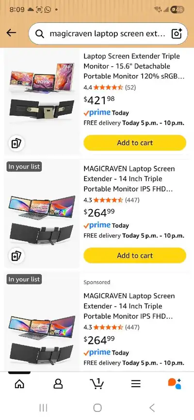 MagicRaven Laptop Screen Extender new, View more