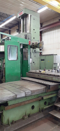 ONLY USED HORIZONTAL BORING MILL, TOS, MODEL WHN-13-CNC, 2000