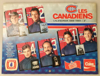 Calendrier officiel des Canadiens de Montreal 1988-1989 Calendar