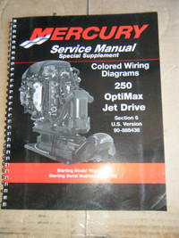 Mercury 250 Optimax Jet Drive Engine Service Manual 2002