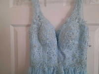 Like New Baby Blue Prom Dress - Size 4