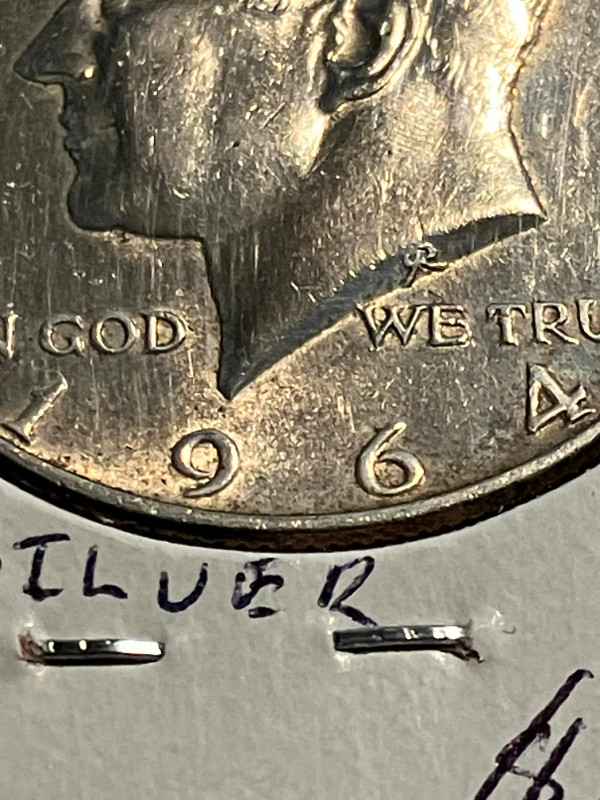 1964 US silver half dollar coins in Arts & Collectibles in Sarnia - Image 2